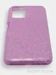 Лавандовый чехол Xiaomi Poco M3 блестящий сияющий, накладка c блёстками Поко М3