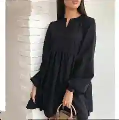 Черный платье женское