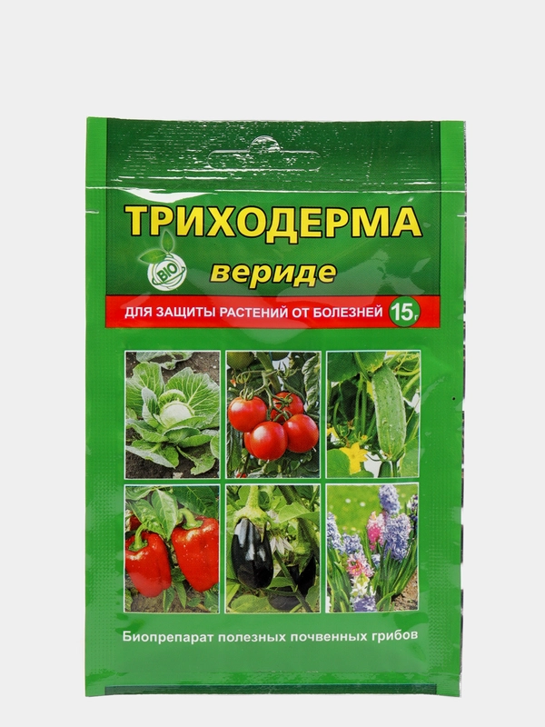 Биопрепарат для защиты растений от болезней "Триходерма", 15 г