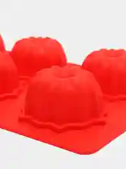 Красный форма для выпечки силиконовая, 6 штук