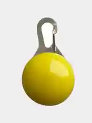 Желтый брелок светящийся для животных