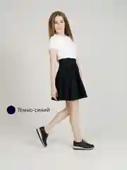 Темно-синий milena21 Юбка женская полусолнце