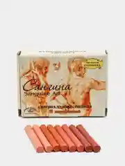 Сангина художественная, Аква-Колор, светлая/тёмная, 4 цвета, 8 штук, (У340742)