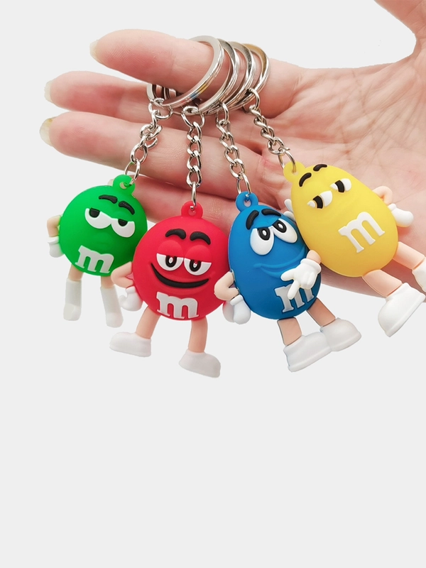 Стильный 3D брелок M&Ms /на рюкзак/на ключи