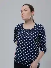 Темно-синий джемпер, вискоза с лайкрой