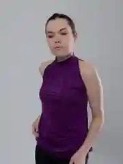 Фиолетовый майка женская