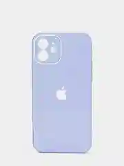 Лавандовый чехол силиконовый со стеклянной панелью для iPhone 11, 12, 12 Pro, 13, 13 Pro Max