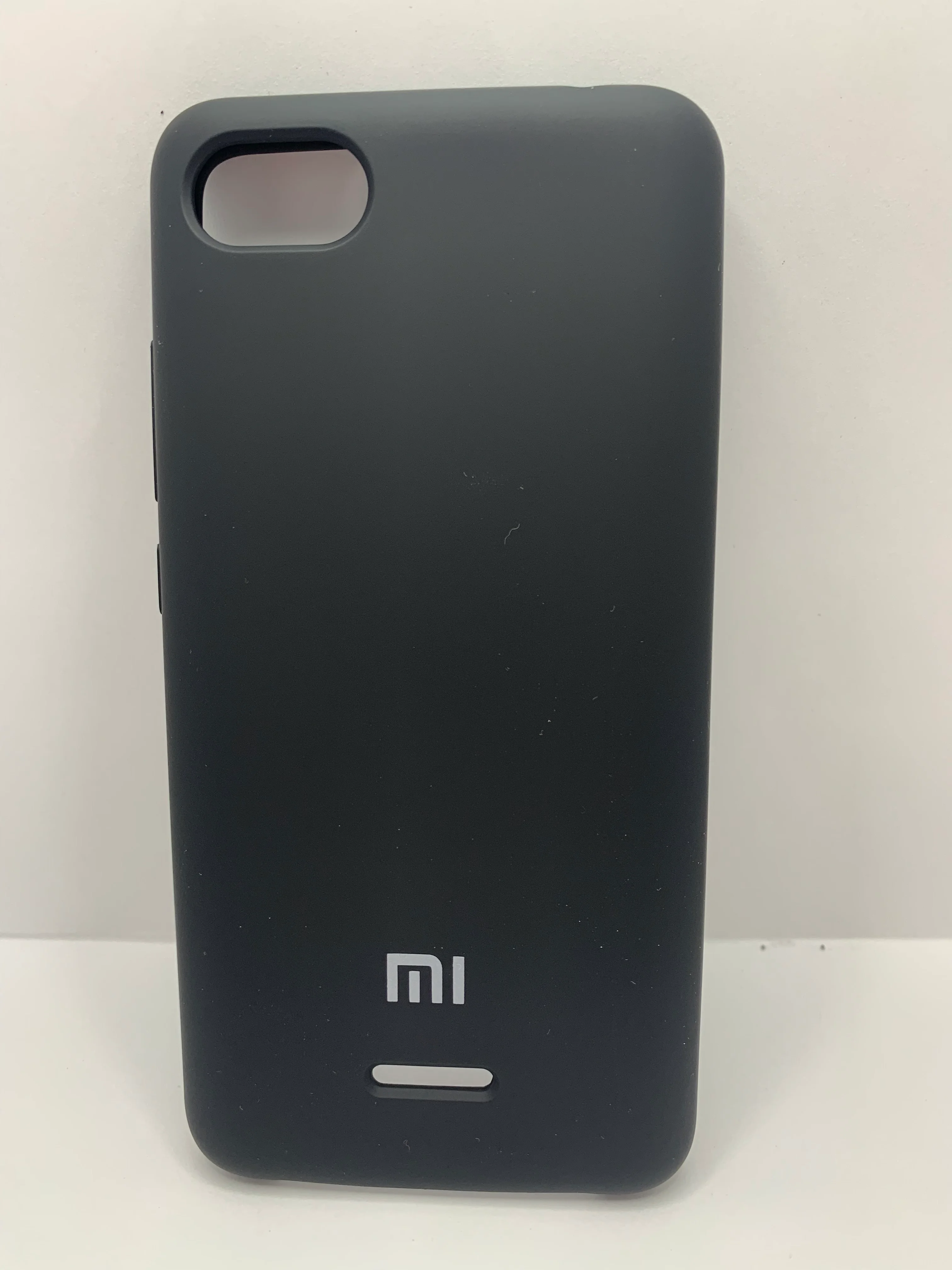 Чехол-накладка силиконовый с логотипом Xiaomi Redmi 6A, 8A