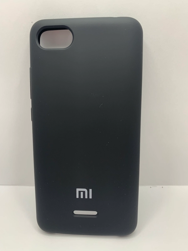 Чехол-накладка силиконовый с логотипом Xiaomi Redmi 6A, 8A