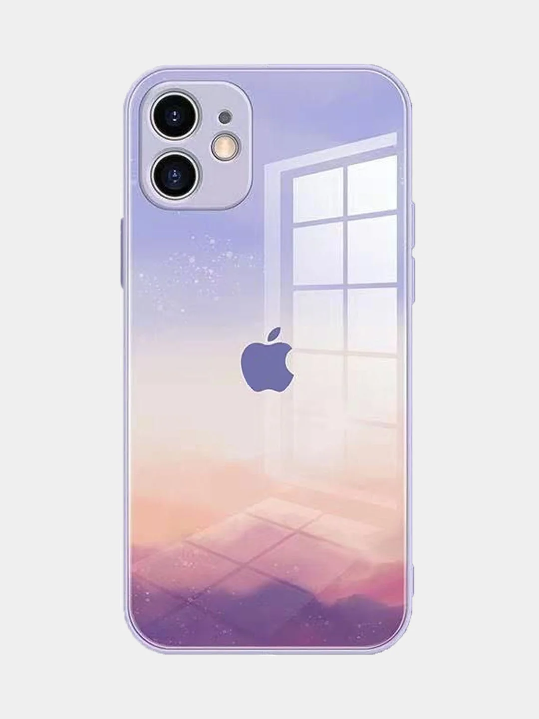 Бирюзовый чехол для IPhone 12, 13, Pro, Pro Max, силиконовый, "Небо"