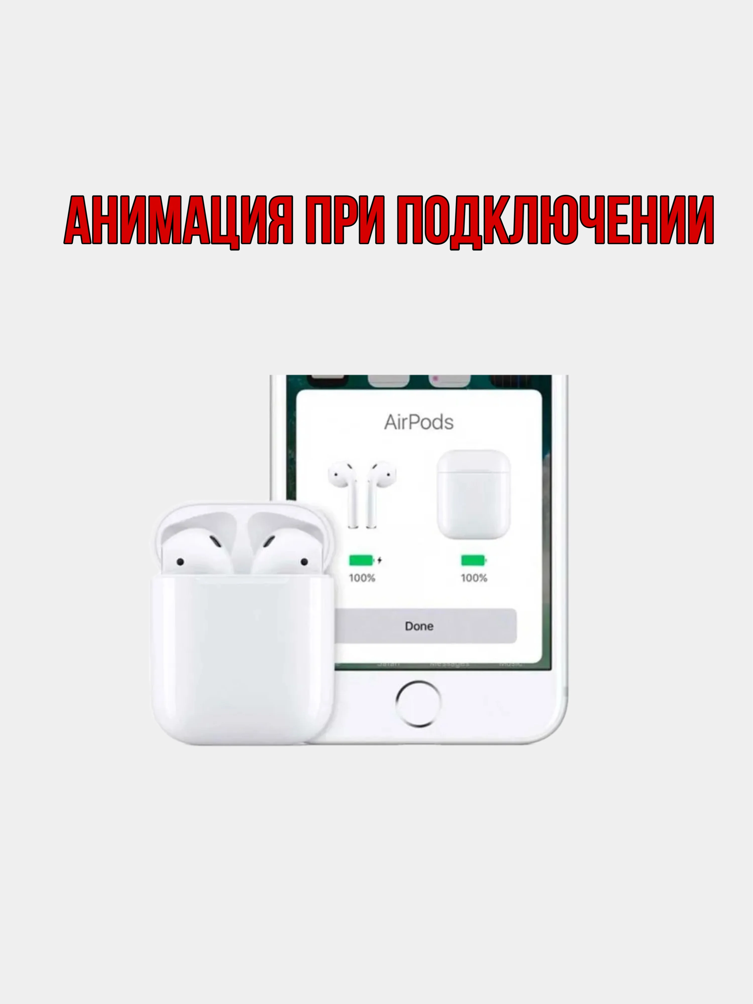 Наушники беспроводные, с микрофоном i15/ i12 Pods 2