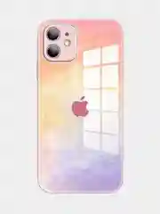 Бирюзовый чехол для IPhone 12, 13, Pro, Pro Max, силиконовый, "Небо"