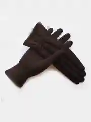 Перчатки черные утепленные женские