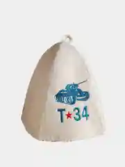 Синий шапки банные