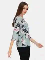 Бирюзовый рубашка женская
