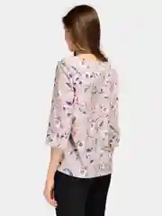 Пудровый рубашка женская