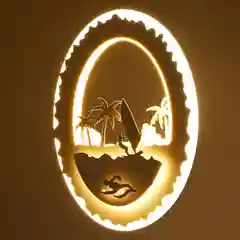Бра "Олень" LED 24Вт 3000-4000К черный 22х3,5х22 см