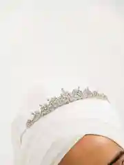 Готовый платок на никах/Готовый платок /головной убор/тюрбан женский/капор /мусульманская