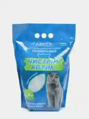3,5 л, Чистый котик. Силикагелевый наполнитель, колотый кристаллический, впитывающий