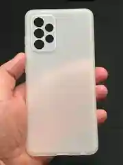 Белый чехол Samsung Galaxy A32 4G 6.4" силиконовый матовый, прозрачный, цветной