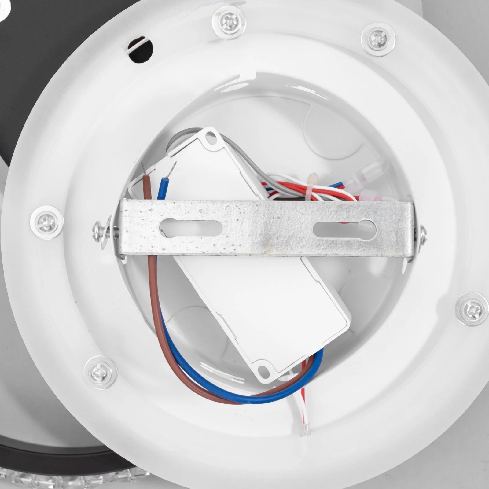 Бра 2167/3 LED 36Вт 4000К бело-черный d.30 см