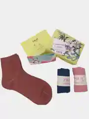 Носки женские, подарочные, в коробке, 3 пары