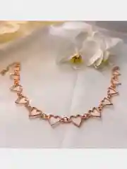 Золотой подвеска-чокер "Сердце"