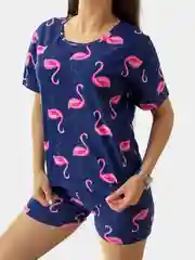 Индиго пижама женская, с шортами