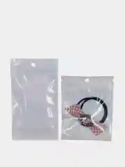 Пакеты с замком zip-lock с еврослотом, непрозрачные с одной стороны