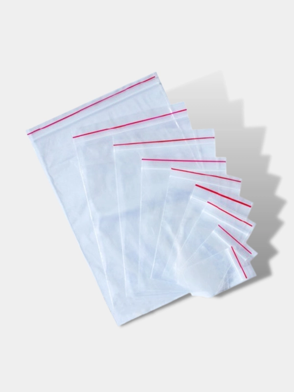 Пакеты с замком типа ZIP LOCK, 5х7см, 35мкм (002Р), 100 штук в упаковке