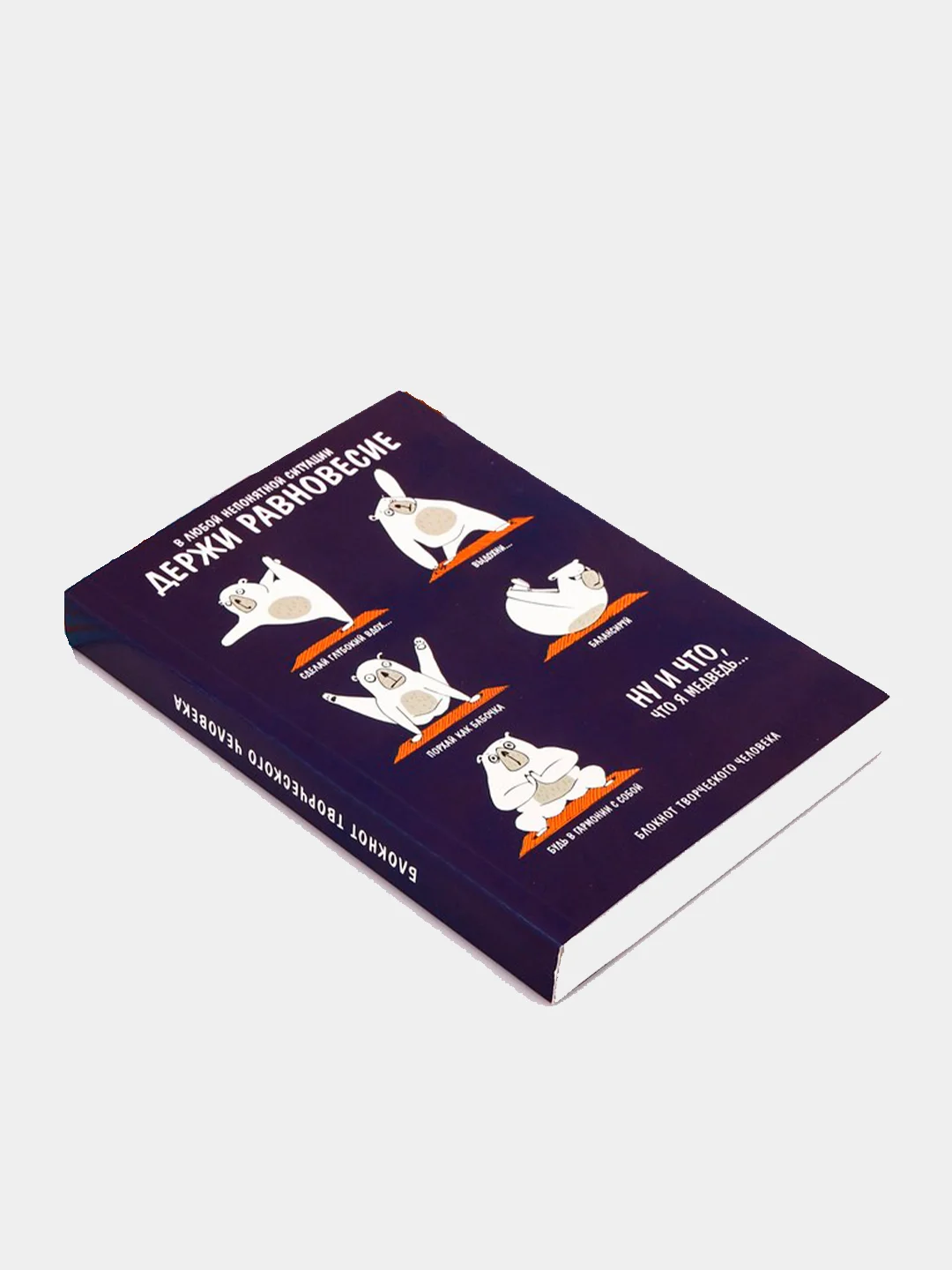 Блокнот ежедневник творческого человека "Держи равновесие", А6+