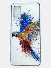Зеленый чехол для Samsung A41, A31, A11/M11, в ромбик