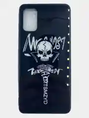 Красный чехол для Samsung A41, A31, A11/M11, в ромбик