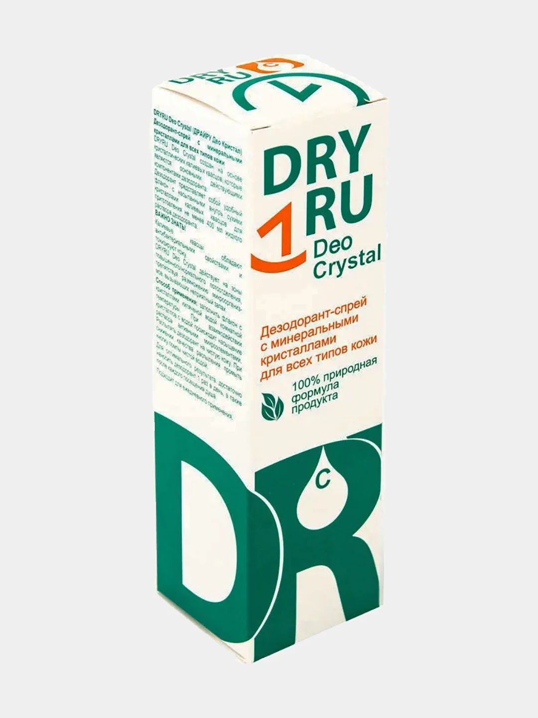 DRY RU Deo Crystal Дезодорант-спрей с минеральными кристаллами для всех типов кожи