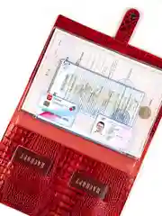 Красный органайзер для документов А4 Smart Folder, на 4 комплекта