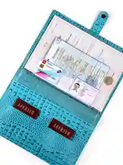 Бирюзовый органайзер для документов А4 Smart Folder, на 4 комплекта