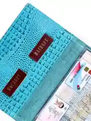 Бирюзовый органайзер для документов А4 Smart Folder, на 4 комплекта