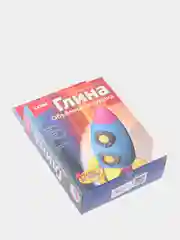 Набор для детского творчества. Игрушка объемная из глины Космическая ракеты. Lori