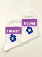 Белый носки женские с надписями и принтами: love, oreo, smile, pizza, flover