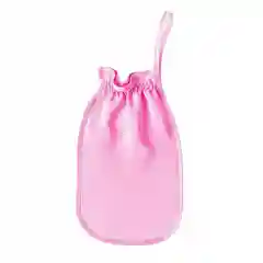 Розовый пилинг-варежка для тела из 100% шелка Шелковица