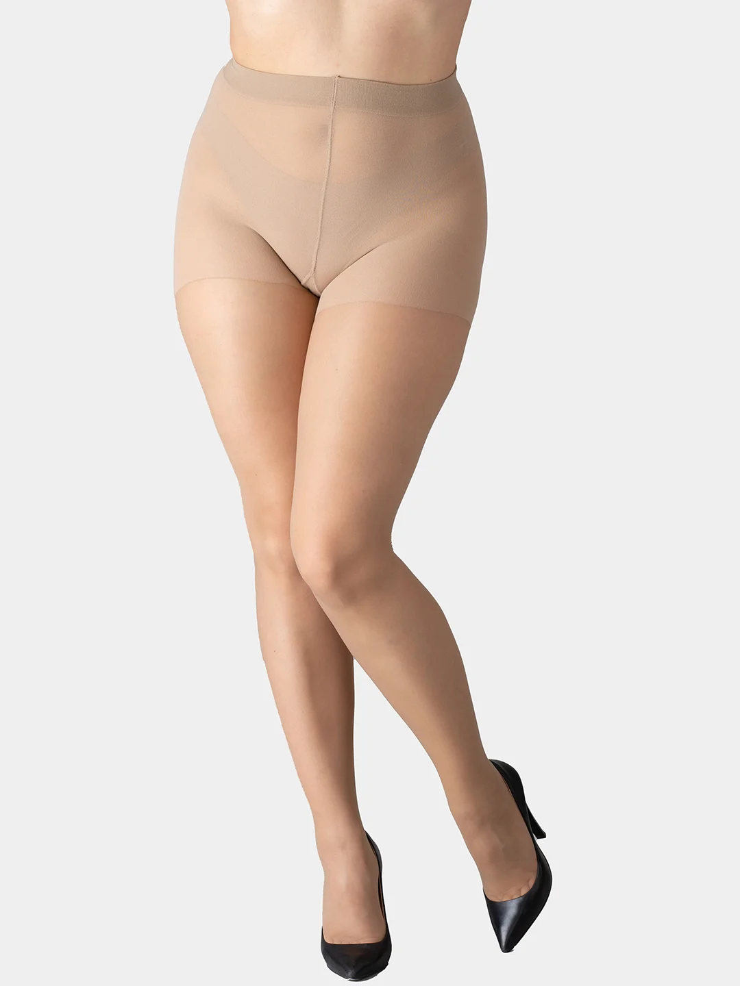 Карамельный колготки женские Omsa Attiva 20 xxl plus size , больших размеров