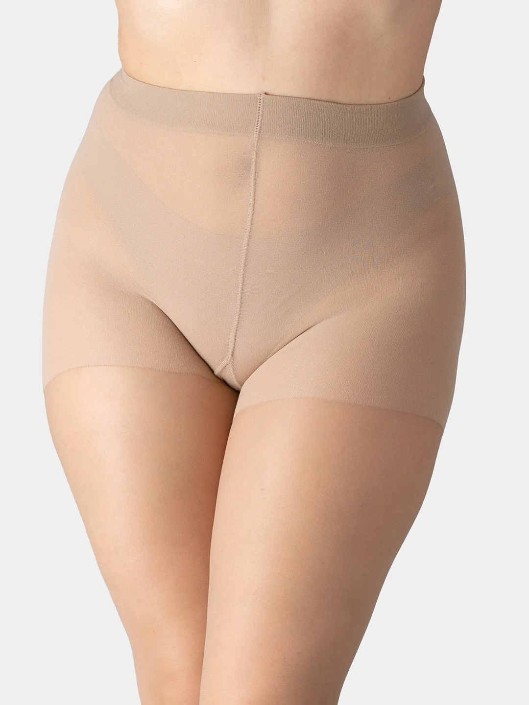 Карамельный колготки женские Omsa Attiva 20 xxl plus size , больших размеров