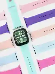 Ремешок силиконовый для Apple Watch 1, 2, 3, 4, 5, 6, 7, SE