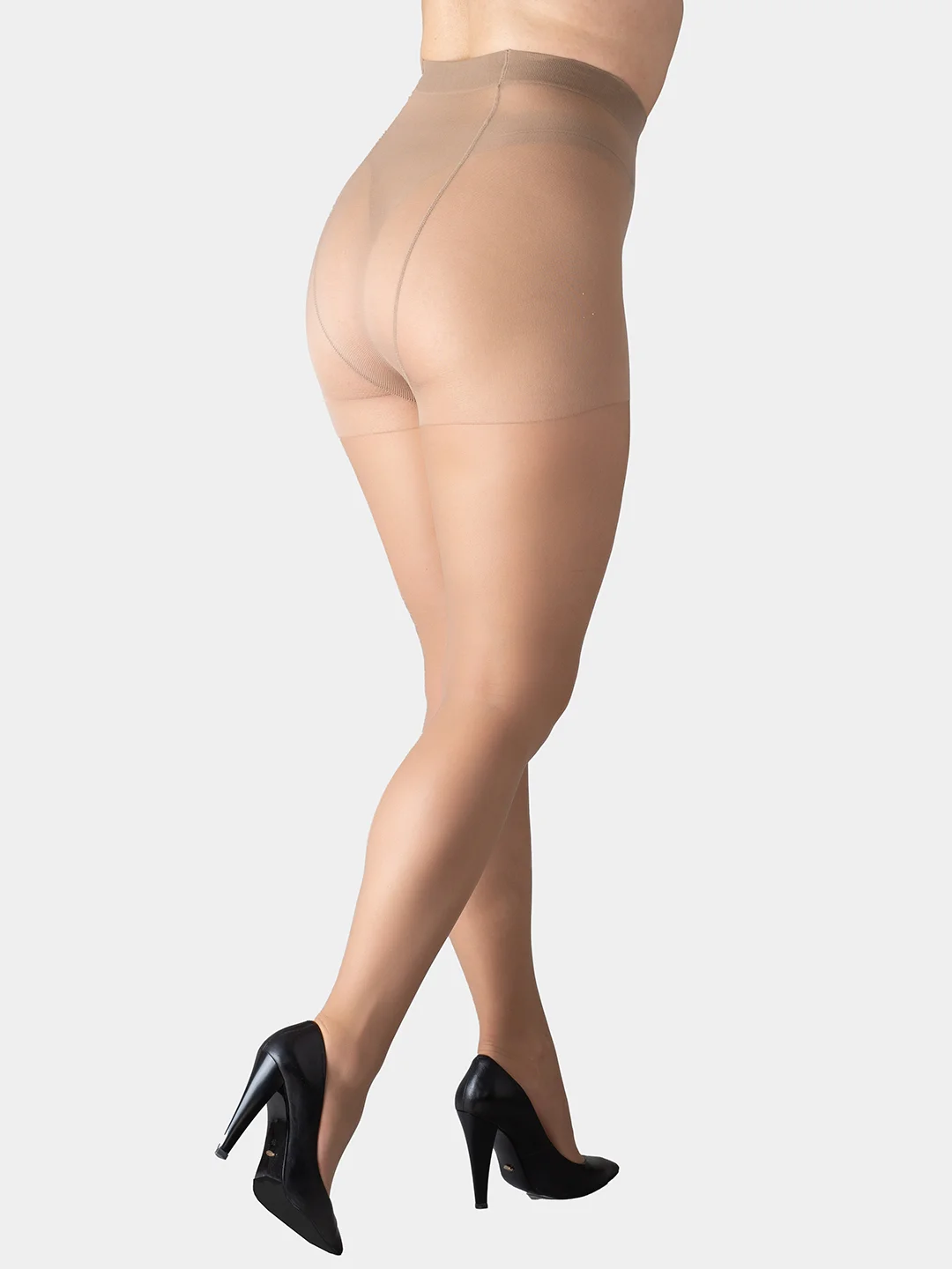 Бежевый колготки женские Omsa Attiva 20 xxl plus size , больших размеров