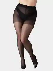 Черный колготки женские Omsa Attiva 20 xxl plus size , больших размеров