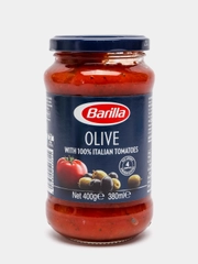 Соус Barilla Olive томатный с черными и зелеными оливками, 400г