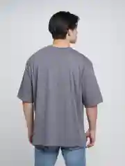 Угольный футболка оверсайз