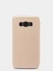 Золотой чехол-книжка для Samsung J5 2016, J 510