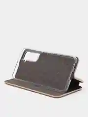 Золотой чехол-книжка для Samsung S21