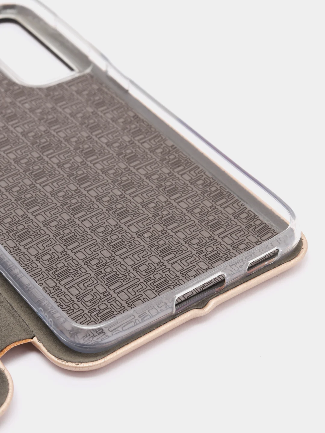 Золотой чехол-книжка для Samsung S21